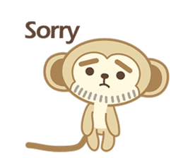 Uncle Monkey(English) sticker #6206011