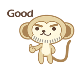 Uncle Monkey(English) sticker #6206015