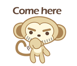 Uncle Monkey(English) sticker #6206018