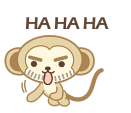Uncle Monkey(English) sticker #6206019