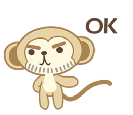 Uncle Monkey(English) sticker #6206027