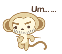 Uncle Monkey(English) sticker #6206031