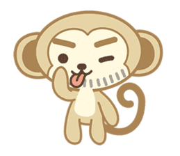 Uncle Monkey(English) sticker #6206033