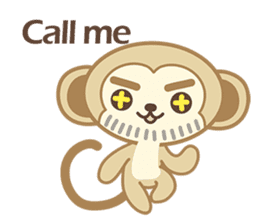 Uncle Monkey(English) sticker #6206034
