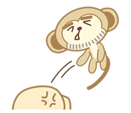 Uncle Monkey(English) sticker #6206036