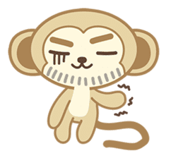 Uncle Monkey(English) sticker #6206037