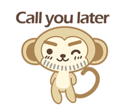 Uncle Monkey(English) sticker #6206041