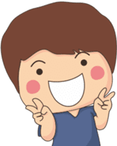 Little Mina & Dady Bear 2 sticker #6206770