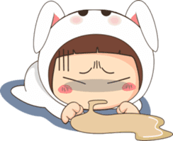 Little Mina & Dady Bear 2 sticker #6206792