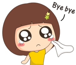 Little Mina & Dady Bear 2 sticker #6206797