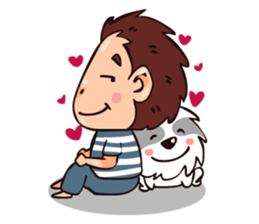 Papa and Dog's Khanngeo ( Daily Life ) sticker #6207002