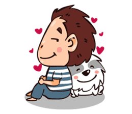 Papa and Dog's Khanngeo ( Daily Life ) sticker #6207002