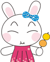 Mina rabbit and Cola bear sticker #6207148