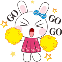 Mina rabbit and Cola bear sticker #6207150
