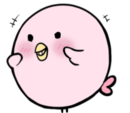 Pinky Fat Bird sticker #6207250