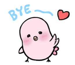 Pinky Fat Bird sticker #6207258