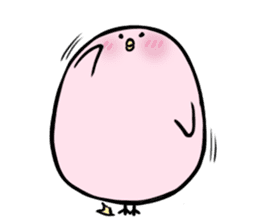Pinky Fat Bird sticker #6207267