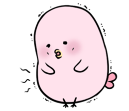 Pinky Fat Bird sticker #6207279