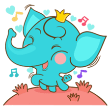 Cute Elephant, Elly sticker #6207414