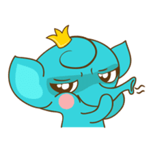 Cute Elephant, Elly sticker #6207429