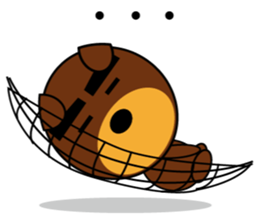 Black Eyebrows Bear 7 ( English ) sticker #6207820