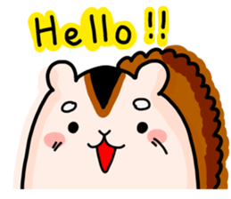 Grandpa Squirrel in English sticker #6207968