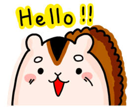 Grandpa Squirrel in English sticker #6207968