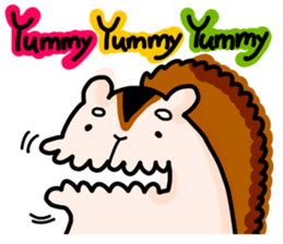 Grandpa Squirrel in English sticker #6207984