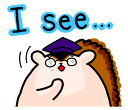 Grandpa Squirrel in English sticker #6207986