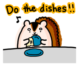 Grandpa Squirrel in English sticker #6207987