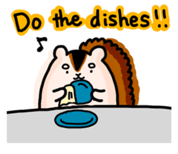 Grandpa Squirrel in English sticker #6207987