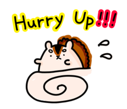 Grandpa Squirrel in English sticker #6208002