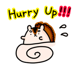 Grandpa Squirrel in English sticker #6208002