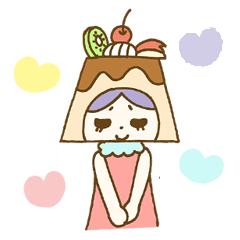 Pudding a la mode -chan (Polite word)