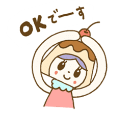 Pudding a la mode -chan (Polite word) sticker #6208730