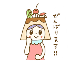 Pudding a la mode -chan (Polite word) sticker #6208748