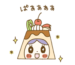 Pudding a la mode -chan (Polite word) sticker #6208762