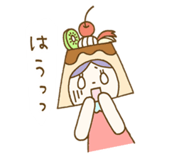 Pudding a la mode -chan (Polite word) sticker #6208765