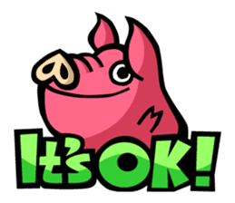 PIGGIE the Pinky Pig sticker #6209011