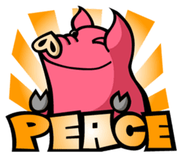 PIGGIE the Pinky Pig sticker #6209047