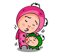 Ying Pink and Boy friend (Chay Kob) sticker #6209522