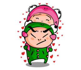 Ying Pink and Boy friend (Chay Kob) sticker #6209526