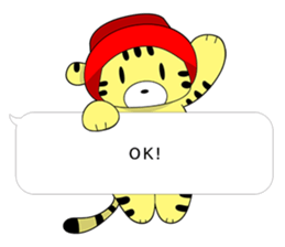 Tiger and Deer, balloons (ENG Ver.) sticker #6209782