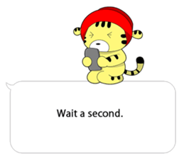 Tiger and Deer, balloons (ENG Ver.) sticker #6209788