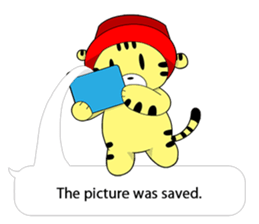 Tiger and Deer, balloons (ENG Ver.) sticker #6209790