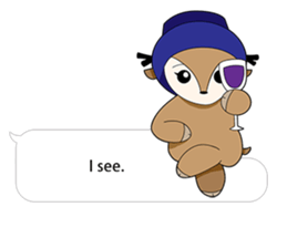 Tiger and Deer, balloons (ENG Ver.) sticker #6209793