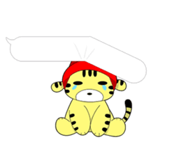 Tiger and Deer, balloons (ENG Ver.) sticker #6209802