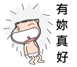 hedgehog family sticker #6209852