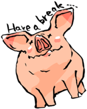 Enjoy!!Piggy!! sticker #6211456