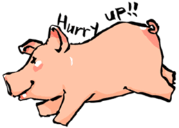 Enjoy!!Piggy!! sticker #6211462